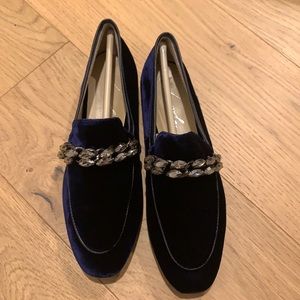 Dark navy blue loafers